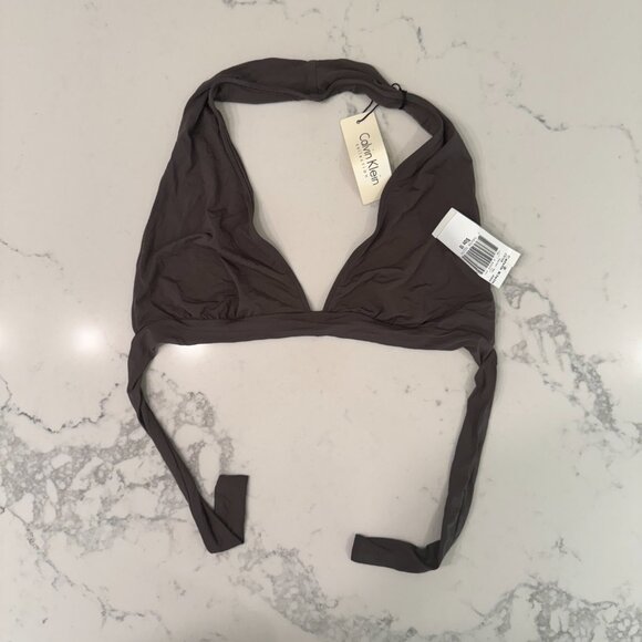Calvin Klein Brown Bikini Top - Size 10 NWT *Offers Welcomed!) - Picture 2 of 6